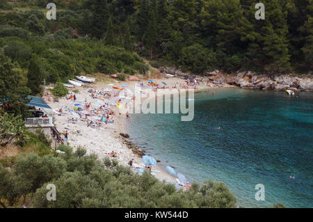 Pupnatska Luka bucht, Insel Korcula Stockfoto