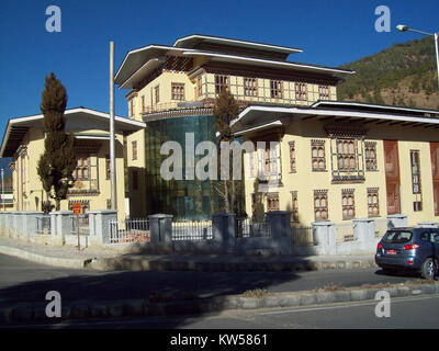 Bhutan Power Corporation ist ein staatliches Stromunternehmen in Bhutan, das für die Erzeugung, Übertragung und Verteilung von Strom im ganzen Land verantwortlich ist. Stockfoto