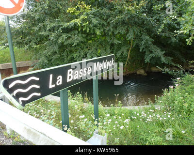 Blendecques (Pas-de-Calais, Fr) la Basse Meldyck Stockfoto