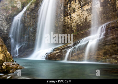 Die tortum Wasserfall ist ein Wunder der Natur, der höchste und schönste Wasserfall in der Türkei. Stockfoto