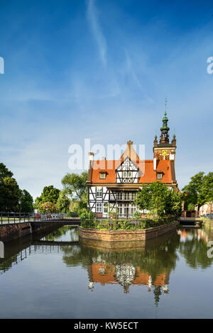 Miller's House, alten Sitz Der millers Guild, Mühle Insel in Danzig, Polen Stockfoto