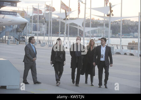 NEW YORK, NY-MAI 02: Kiefer Sutherland besucht '24: Live Another Day' Weltpremiere auf der Intrepid Sea am 2. Mai 2014 in New York City People: Kiefer Sutherland Stockfoto