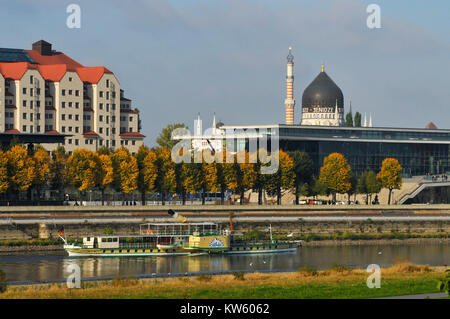 Dresden neue Terrasse, Dresden Neue Terrasse Stockfoto
