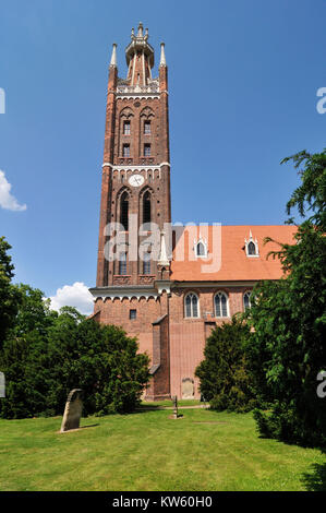Woerlitzer Saint Peter's Kirche, Woerlitz Sankt Petri Kirche Stockfoto