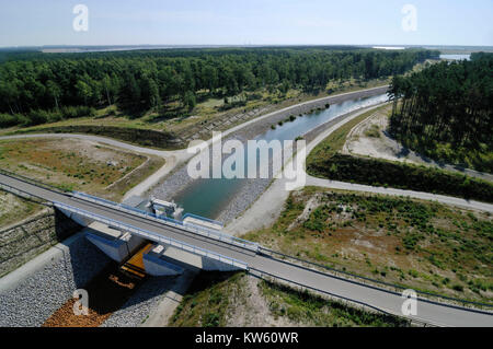 Lausitzer Meer Land, Lausitzer Seenland Stockfoto