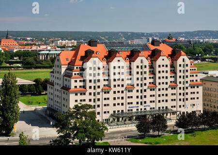 Maritim Hotel Dresden im Erlweinspeicher, hotel, Hotel Maritim Hotel Dresden im Erlweinspeicher, Stockfoto