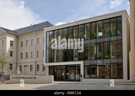 Bildungszentrum Adam Ries, Berg Buch Anna Holz, Bildungszentrum Adam Ries, Annaberg Buchholz Stockfoto