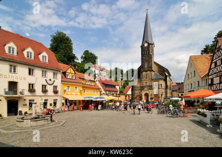 Stadt Wehlen, Stadt Wehlen Stockfoto