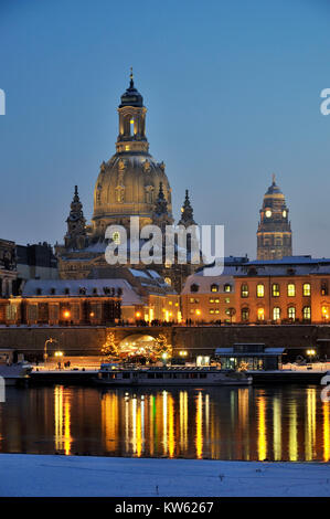 Frauenkirche, Dresden, Frauenkirche Stockfoto