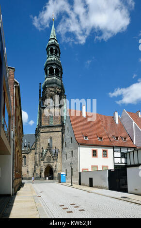 Sachsen, Zwickau, Kirche St. Marien in der Kathedrale Hof, Sachsen, Kirche Sankt Marien am Domhof Stockfoto