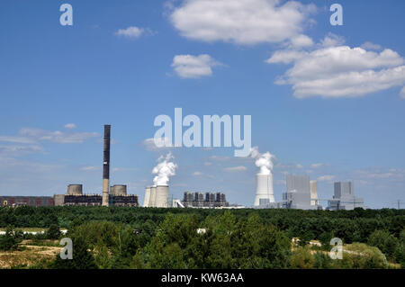 Power Station, Berg, Kraftwerk Boxberg Stockfoto