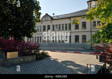 Sehen Sie sich die Stadt Glashütte, Uhrenstadt Glashütte Stockfoto