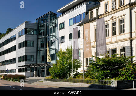 Sehen Sie sich die Stadt Glashütte, Uhrenstadt Glashütte Stockfoto