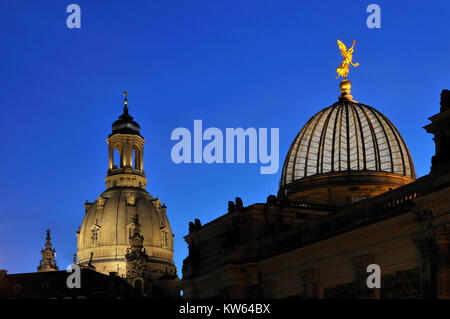 Dresden Kuppeln, Dresdner Kuppeln Stockfoto