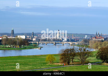 Dresdner Elbtal, Dresdner Elbtal Stockfoto