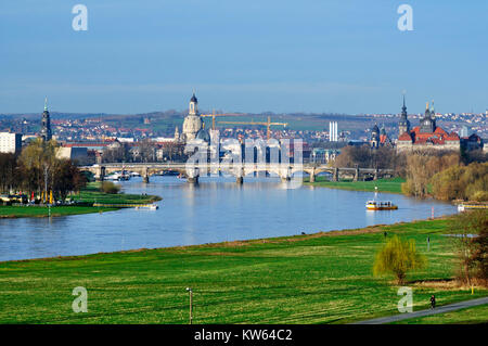 Dresdner Elbtal, Dresdner Elbtal Stockfoto