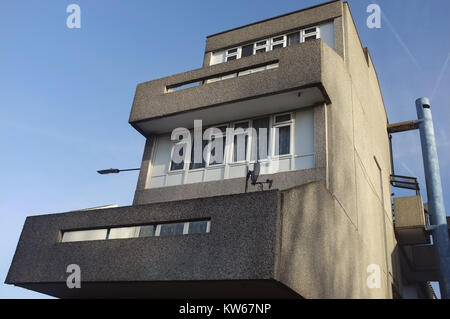 Nach dem zweiten Weltkrieg, Thamesmead, in der Nähe von Abbey Wood, süd-östlich von London, England, Vereinigtes Königreich, 18. Dezember 2017 Stockfoto