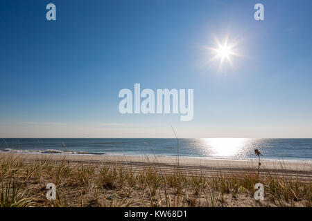 Blick auf den Atlantik in East Hampton, New York Stockfoto