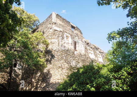 Schloss Nový Hrádek, Nationalpark Thayatal Podyji, Tschechische Republik Stockfoto