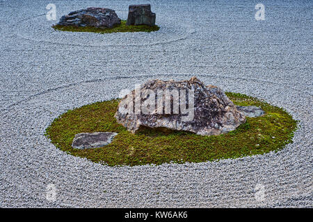 Japan, Insel Honshu, Kansai, Kyoto Ryoan ji Temple, Rock Temple, Zen Garden Stockfoto