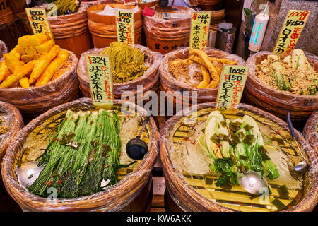 Japan, Honshu Island, Region Kansai, Kyoto, Nishiki Markt Stockfoto