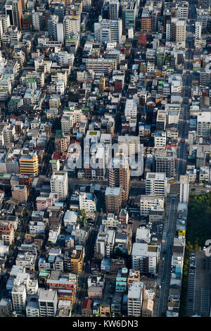 Tokio, Japan, 19. Juni 2017: Luftaufnahme von Tokio von der Sky Tree Tower gesehen Stockfoto