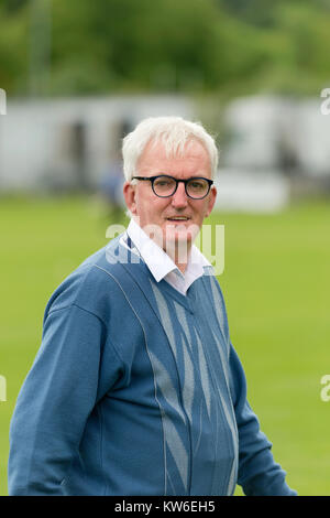 Sender Hugh Dan MacLennan dargestellt an der Bught, Inverness. Stockfoto