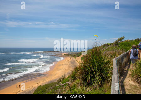 Long Reef Beach und aquatische buchen Northern Beaches von Sydney, Australien Stockfoto