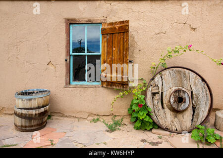 Kit Carson Haus und Hof, Taos, New Mexico Stockfoto