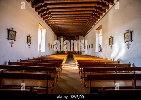 San Fransicso de Assisi Mission Church, Ranchos de Taos, New Mexico, United States Stockfoto