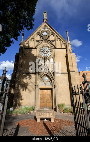 Loretto-Kapelle in Santa Fe, New Mexico Stockfoto