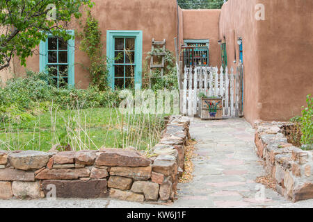 Adobe Haus, Taos, New Mexico Stockfoto