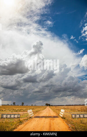 Boree Park Outback in Australien New South Wales Australien Stockfoto