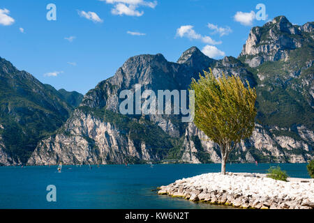 Italien, Trentino-Südtirol, Gardasee, Torbole Stockfoto