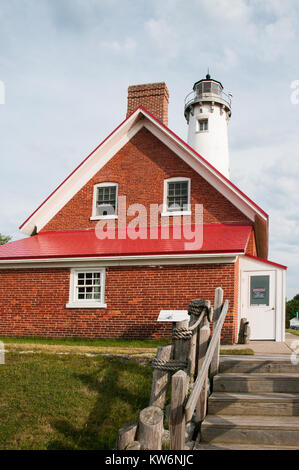 Tawas Point Lighthouse (Ottawa) Stockfoto