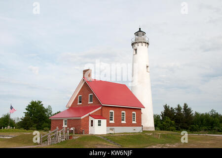 Tawas Point Lighthouse (Ottawa) Stockfoto