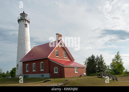 Tawas Point Lighthouse (Ottawa) Stockfoto