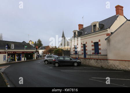 Pfarrkirche Notre Dame d Oe Frankreich Dezember 2017 Stockfoto