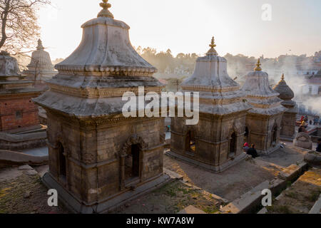 Aus Gründen der Heiligen Pashupatinath Tempel, Kathmandu, Nepal Stockfoto