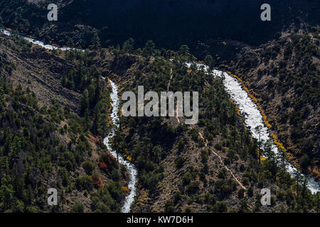 In der wilden Flüsse Bereich der Rio Grande del Norte National Monument in der Nähe von Taos, New Mexico, USA Stockfoto