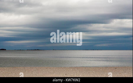 Ende Tag im Haven Beach Sag Harbor ny Stockfoto