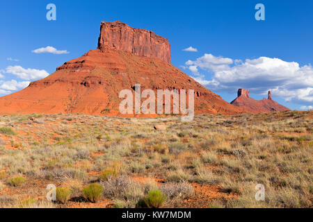 Red Cliffs im Castle Valley Utah, USA Stockfoto