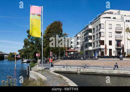 Stadtzentrum mit der Ruhrbania/Ruhrquartier Entwicklung, Mülheim an der Ruhr, Ruhrgebiet, Nordrhein-Westfalen, Deutschland Stockfoto