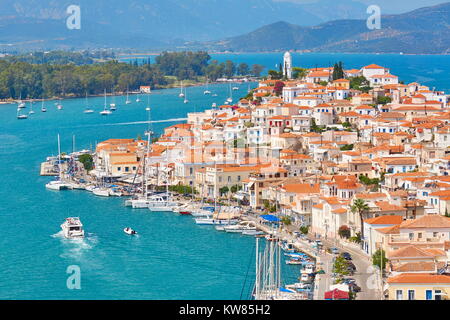 Poros Island, Argolis, Peloponnes, Griechenland Stockfoto