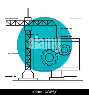Architektonische design Illustration Symbole vektor design Stock Vektor