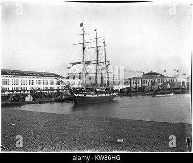 Das Whaler Prinzessin zu fairen Kolumbianischen der Chicago Weltausstellung. Diese Welt fair wurde in Chicago, Illinois von 1. Mai bis 30. Oktober 1893. Bild vom Original kamera Nitrat negativ. Stockfoto