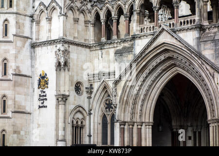 Königlichen Gerichten, London, UK Stockfoto