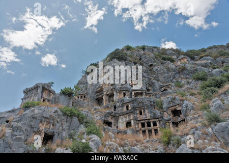 Myra war eine antike griechische Stadt in Lykien, in der kleinen Stadt Demre (Kale) ist heute, in der heutigen Provinz Antalya der Tu Stockfoto