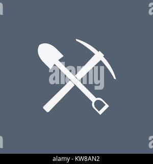 Bergbau Symbol, Vector Illustration Stock Vektor