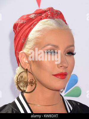 WEST Hollywood, CA - 21. April: Christina Aguilera kommt an "The Voice" Karaoke für Charity Event am Hyde Sonnenuntergang: Küche + Cocktails am 21. April 2016 in West Hollywood, Kalifornien Personen: Christina Aguilera Stockfoto